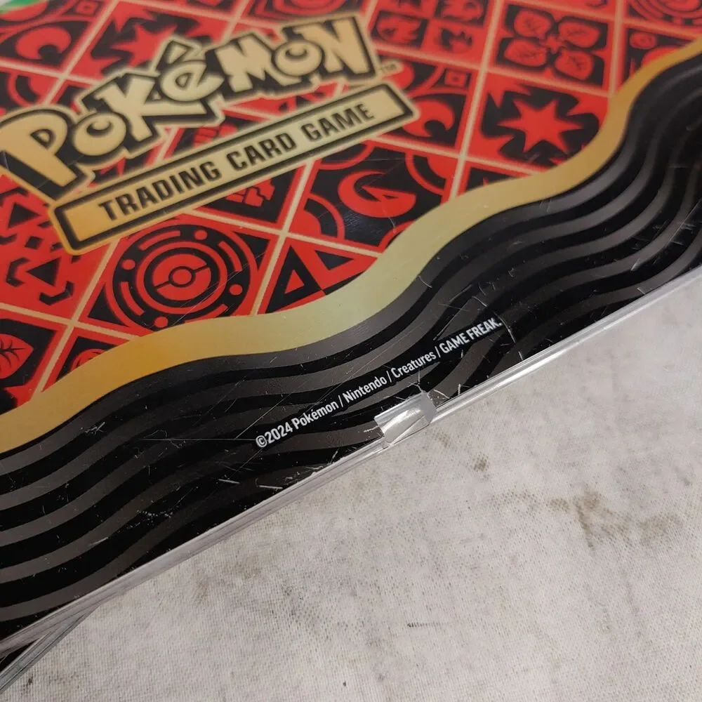 SET of 2 - Pokemon Card Hard Display Case - 3 Card Magnetic Acrylic - RED GREEN